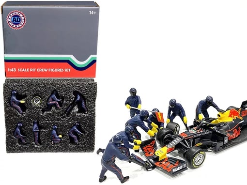 Formula One F1 Pit Crew Set for 1/43 Scale Models by American Diorama