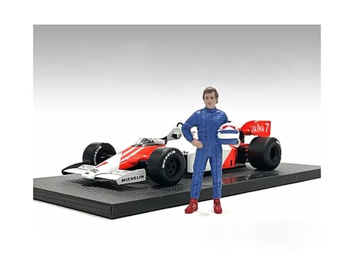 80s Racing Legends Figure B for 1/18 Scale Models by American Diorama