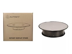 Autoart 8 Inch Silver Top Rotary Display for Model Cars