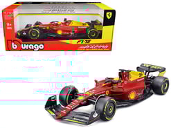 Ferrari F1-75 #16 Charles Leclerc "Giallo Modena" 2nd Place Formula One F1 Italian GP (2022) "Formula Racing" Series 1/18 Diecast Model Car by Bburago