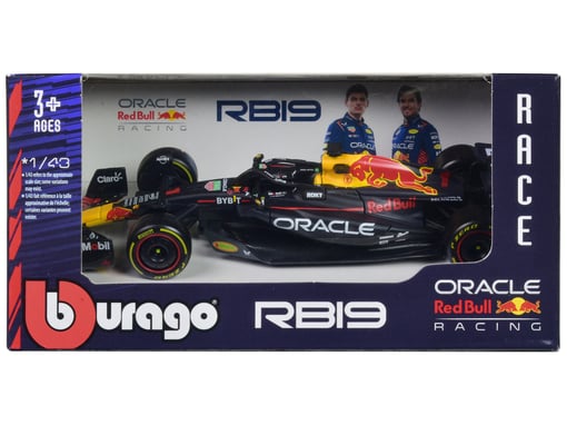 Red Bull Racing RB19 #1 Max Verstappen "Oracle" Formula One F1 World Championship (2023) "Race" Series 1/43 Diecast Model Car by Bburago