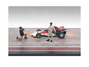"Race Day" Diecast Figure Set for 1/43 Scale Models by American Diorama