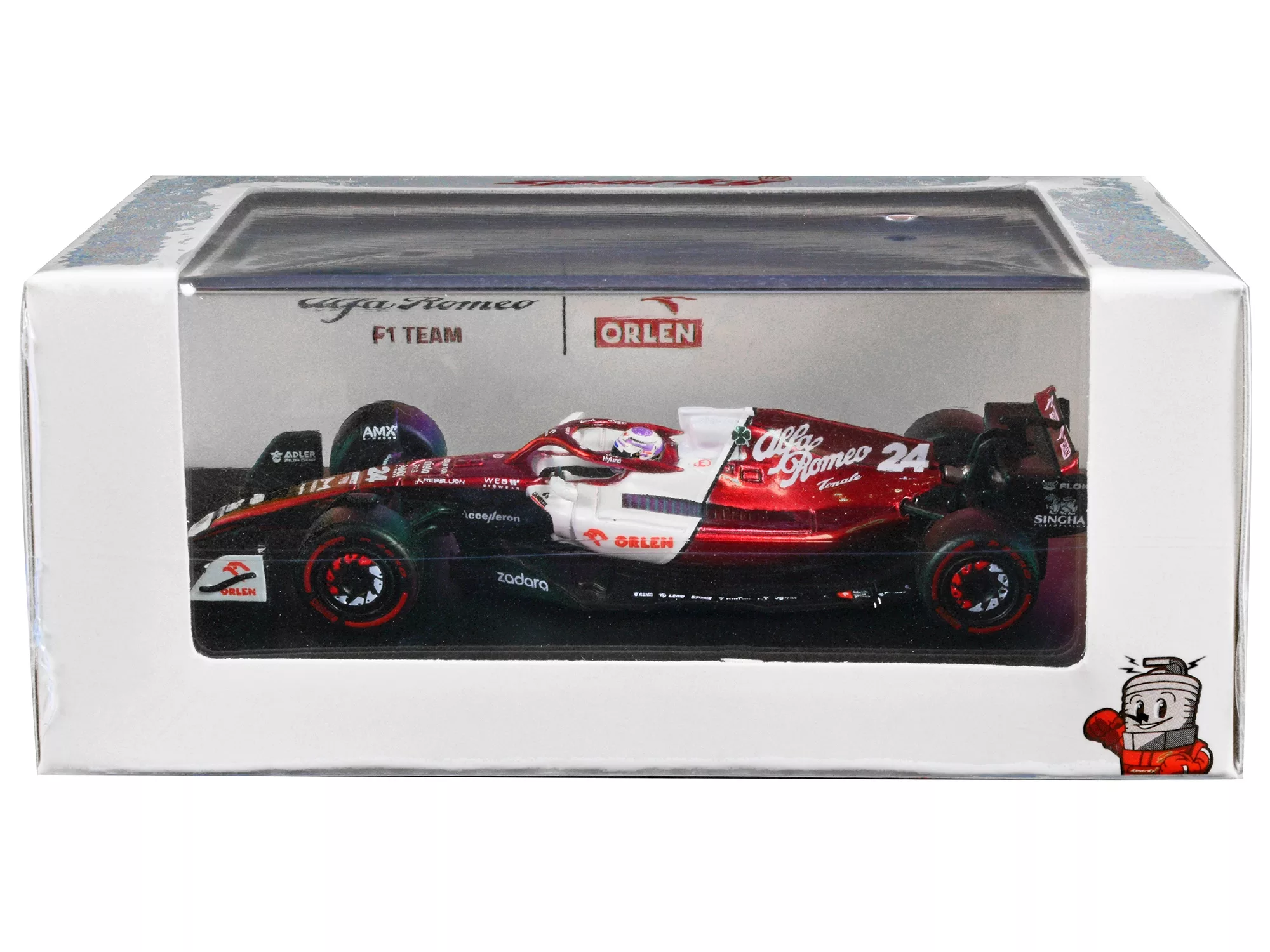 Zhou Guanyu F1 Model Car Alfa Romeo Racing 2022 1/64 Sparky