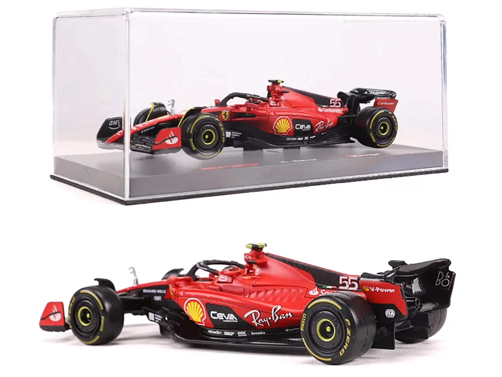 Carlos Sainz F1 Model Car Ferrari 2023 1/43 Bburago