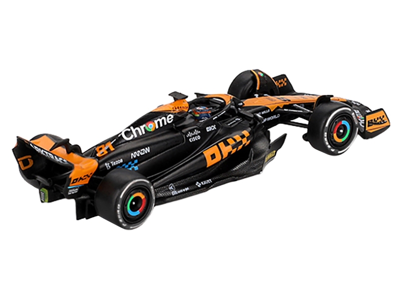McLaren MCL60 #81 Oscar Piastri 3rd Place Formula One F1 "Japanese GP" (2023) Limited Edition 1/64 Diecast Model Car by Mini GT - Image 3