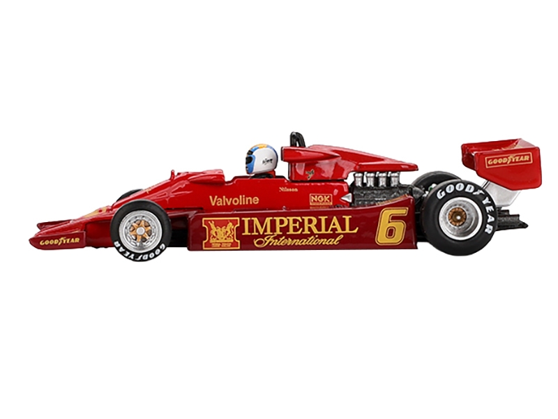 Alternative view of Lotus 78 #6 Gunnar Nilsson "John Player Team Lotus" Formula One F1 "Japanese GP" (1977) Limited Edition 1/64 Diecast Model Car by Mini GT