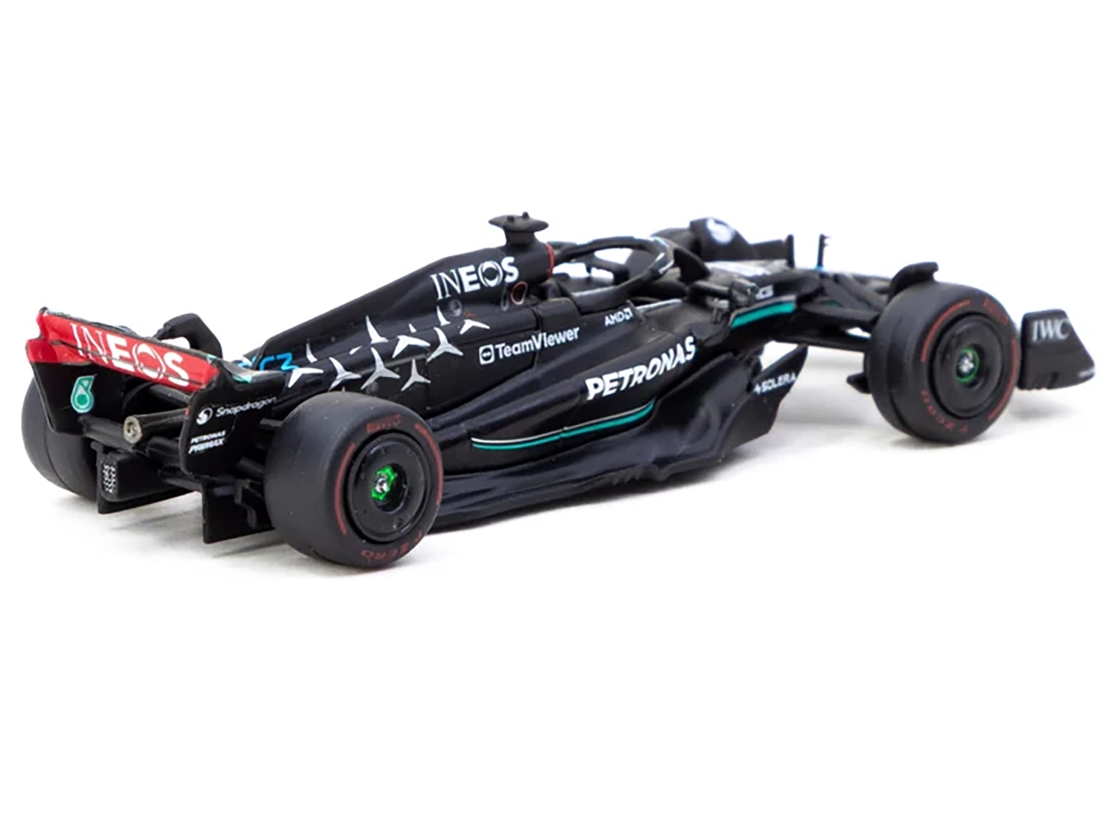 Alternative view of Mercedes-AMG F1 W14 E Performance #63 George Russell 3rd Place Formula One F1 "Spanish GP" (2023) "Global64" Series 1/64 Diecast Model Car by Tarmac Works