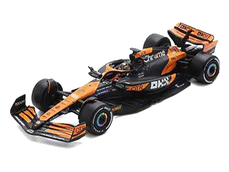 Alternative view of McLaren MCL38 #81 Oscar Piastri Formula One F1 "Australian GP" (2024) 1/64 Diecast Model Car by Spark