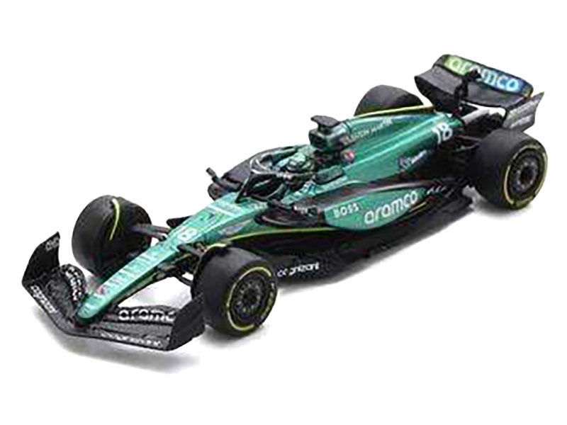 Alternative view of Aston Martin AMR24 #18 Lance Stroll Formula One F1 "Saudi Arabian GP" (2024) 1/64 Diecast Model Car by Spark