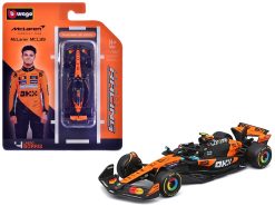 McLaren MCL39 #4 Lando Norris "OKX" Winner Formula One F1 "Australian GP" (2025) "Race" Series 1/43 Diecast Model Car by Bburago