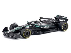 Alternative view of Mercedes AMG F1 W16 E Performance #63 George Russell Formula One F1 World Championship (2025) "Formula Racing" Series 1/64 Diecast Model Car by Bburago