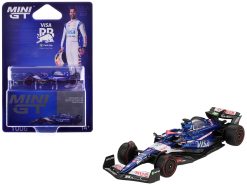 RB VCARB 01 #3 Daniel Ricciardo Formula One F1 "Bahrain GP" (2024) Limited Edition 1/64 Diecast Model Car by Mini GT